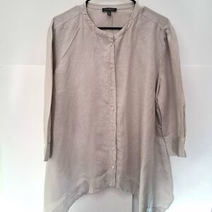 🎉The Limited Khaki Button-Down Blouse Oversize